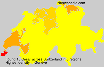 Surname Cesar in Switzerland Surname Cesar in Switzerland