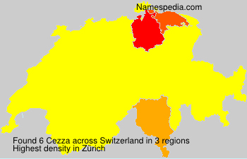 Surname Cezza in Switzerland Surname Cezza in Switzerland