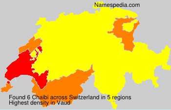 Surname Chaibi in Switzerland Surname Chaibi in Switzerland