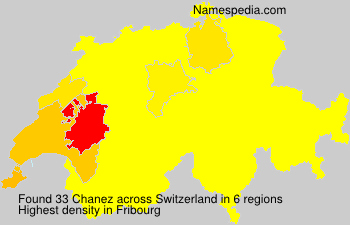 Surname Chanez in Switzerland Surname Chanez in Switzerland