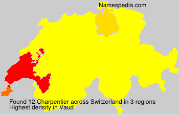 Surname Charpentier in Switzerland Surname Charpentier in Switzerland
