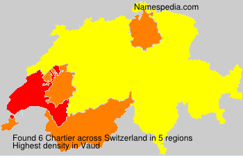 Surname Chartier in Switzerland Surname Chartier in Switzerland