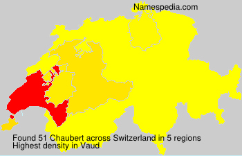 Surname Chaubert in Switzerland Surname Chaubert in Switzerland