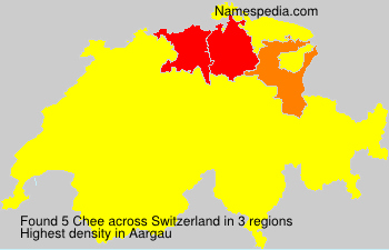 Surname Chee in Switzerland Surname Chee in Switzerland