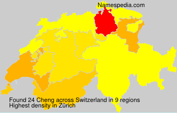 Surname Cheng in Switzerland