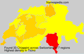 Surname Chiappini in Switzerland Surname Chiappini in Switzerland