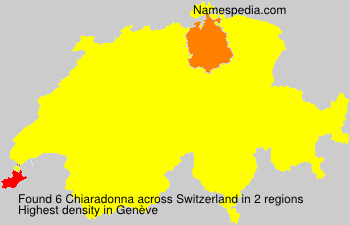 Surname Chiaradonna in Switzerland Surname Chiaradonna in Switzerland