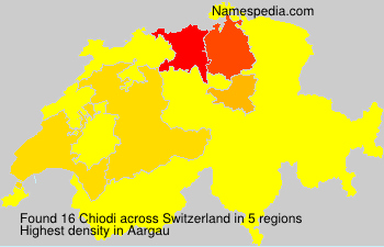 Surname Chiodi in Switzerland Surname Chiodi in Switzerland