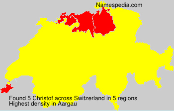 Surname Christof in Switzerland Surname Christof in Switzerland