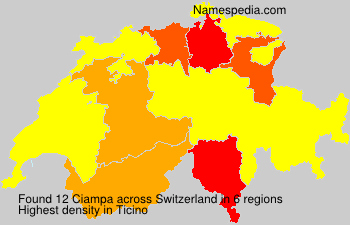 Surname Ciampa in Switzerland Surname Ciampa in Switzerland