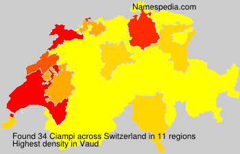 Surname Ciampi in Switzerland Surname Ciampi in Switzerland