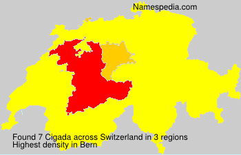 Surname Cigada in Switzerland Surname Cigada in Switzerland