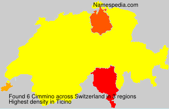 Surname Cimmino in Switzerland Surname Cimmino in Switzerland