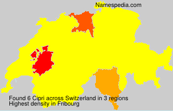 Surname Cipri in Switzerland Surname Cipri in Switzerland