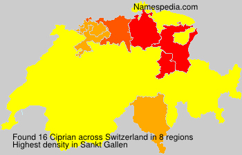 Surname Ciprian in Switzerland Surname Ciprian in Switzerland