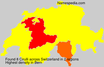 Surname Cirulli in Switzerland Surname Cirulli in Switzerland