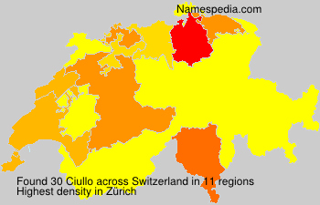 Surname Ciullo in Switzerland Surname Ciullo in Switzerland
