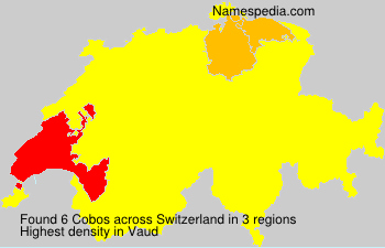 Surname Cobos in Switzerland Surname Cobos in Switzerland
