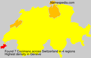 Surname Cocimano in Switzerland Surname Cocimano in Switzerland