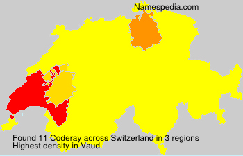 Surname Coderay in Switzerland Surname Coderay in Switzerland