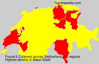 Surname Colanero in Switzerland Surname Colanero in Switzerland