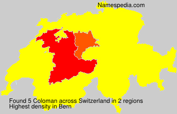 Surname Coloman in Switzerland Surname Coloman in Switzerland