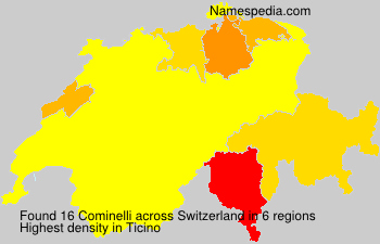 Surname Cominelli in Switzerland Surname Cominelli in Switzerland