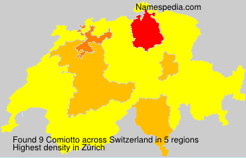 Surname Comiotto in Switzerland Surname Comiotto in Switzerland