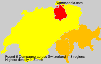 Surname Compagno in Switzerland Surname Compagno in Switzerland