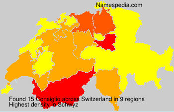 Surname Consiglio in Switzerland Surname Consiglio in Switzerland
