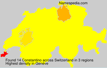 Surname Constantino in Switzerland Surname Constantino in Switzerland
