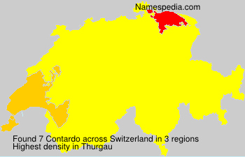 Surname Contardo in Switzerland Surname Contardo in Switzerland