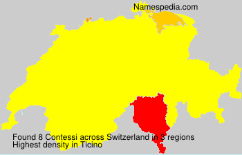 Surname Contessi in Switzerland Surname Contessi in Switzerland