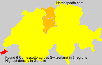 Surname Contessotto in Switzerland Surname Contessotto in Switzerland