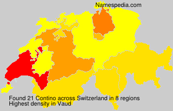 Surname Contino in Switzerland Surname Contino in Switzerland