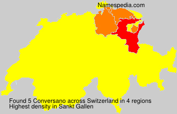 Surname Conversano in Switzerland Surname Conversano in Switzerland