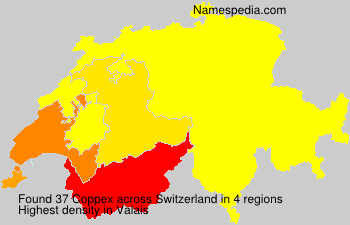 Surname Coppex in Switzerland Surname Coppex in Switzerland