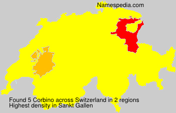 Surname Corbino in Switzerland Surname Corbino in Switzerland