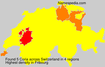 Surname Coria in Switzerland Surname Coria in Switzerland