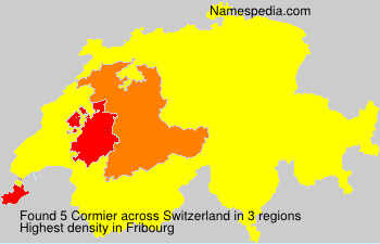 Surname Cormier in Switzerland Surname Cormier in Switzerland