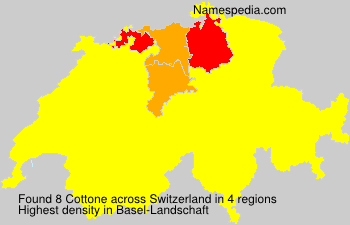Surname Cottone in Switzerland Surname Cottone in Switzerland