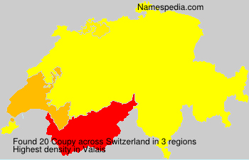 Surname Coupy in Switzerland Surname Coupy in Switzerland