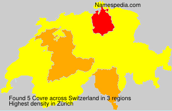 Surname Covre in Switzerland Surname Covre in Switzerland