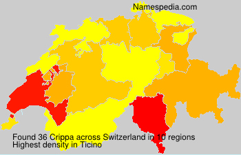 Surname Crippa in Switzerland Surname Crippa in Switzerland