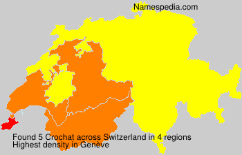 Surname Crochat in Switzerland Surname Crochat in Switzerland