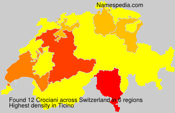 Surname Crociani in Switzerland Surname Crociani in Switzerland