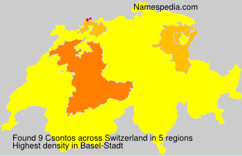 Surname Csontos in Switzerland Surname Csontos in Switzerland