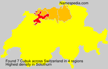 Surname Cubuk in Switzerland Surname Cubuk in Switzerland