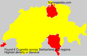 Surname Cugnetto in Switzerland Surname Cugnetto in Switzerland