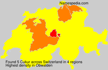 Surname Cukur in Switzerland